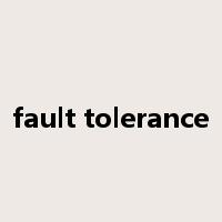 fault tolerance是什么意思