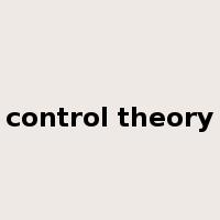 control theory是什么意思