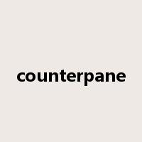 counterpane是什么意思