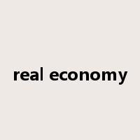 real economy是什么意思