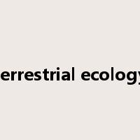 terrestrial ecology是什么意思