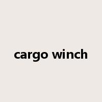 cargo winch是什么意思