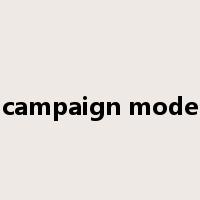 campaign mode是什么意思