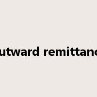outward remittance是什么意思