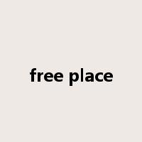 free place是什么意思