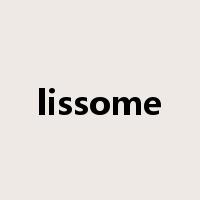 lissome是什么意思