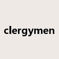 clergymen是什么意思