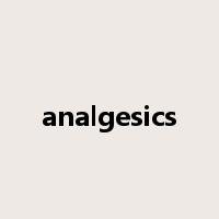 analgesics是什么意思