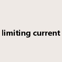 limiting current是什么意思