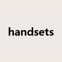 handsets是什么意思