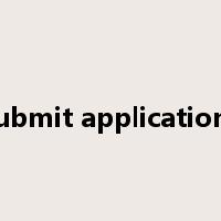 submit applications是什么意思