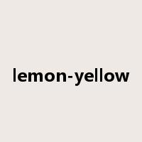 lemon-yellow是什么意思