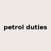 petrol duties是什么意思