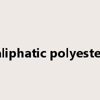 aliphatic polyester是什么意思