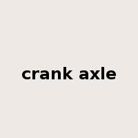 crank axle是什么意思