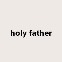 holy father是什么意思