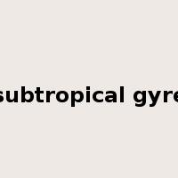 subtropical gyre是什么意思