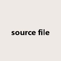 source file是什么意思