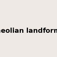 aeolian landform是什么意思