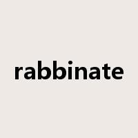 rabbinate是什么意思