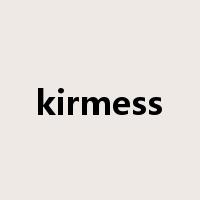 kirmess是什么意思