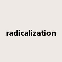 radicalization是什么意思
