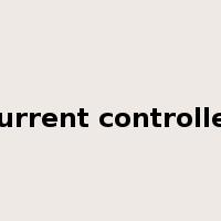 current controller是什么意思