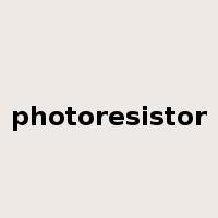 photoresistor是什么意思