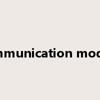communication module是什么意思