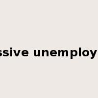 recessive unemployment是什么意思