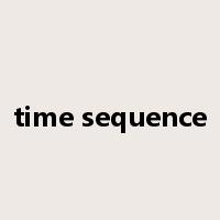 time sequence是什么意思