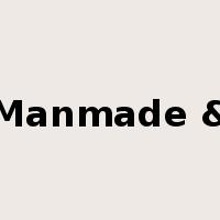 Manmade &是什么意思