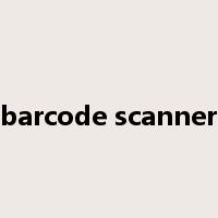 barcode scanner是什么意思
