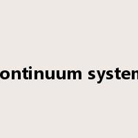 continuum system是什么意思