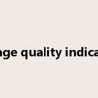 image quality indicator是什么意思