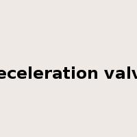 deceleration valve是什么意思