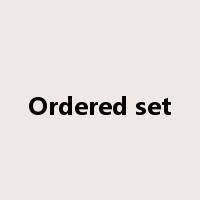 Ordered set是什么意思