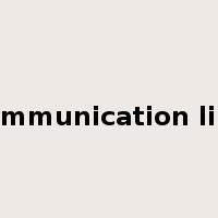communication link是什么意思