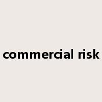 commercial risk是什么意思