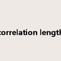 correlation length是什么意思