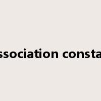 dissociation constant是什么意思