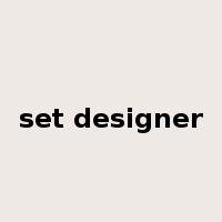 set designer是什么意思