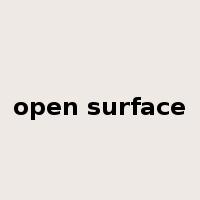 open surface是什么意思