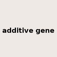 additive gene是什么意思