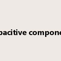capacitive component是什么意思