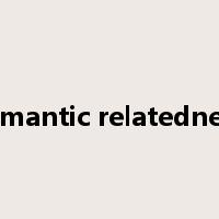 semantic relatedness是什么意思