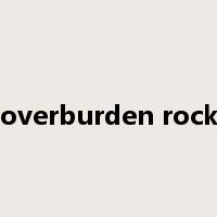 overburden rock是什么意思