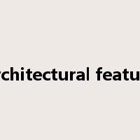 architectural feature是什么意思