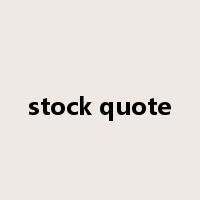 stock quote是什么意思