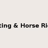 Boating & Horse Riding是什么意思